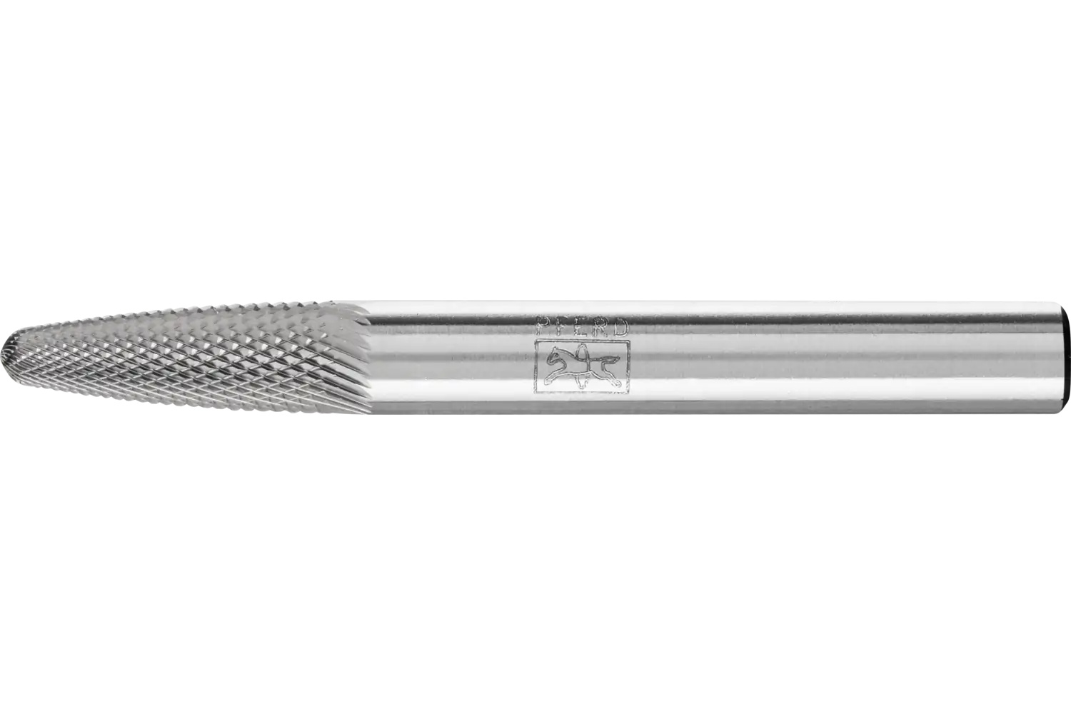 Picture of Pferd Carbide Bur SF-1 Tree Shape Micro Cut 1/4" x 5/8" x 1/4" Shank